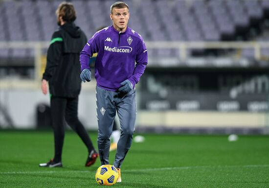 Italy Soccer Fiorentina - Inter Kokorin Debut