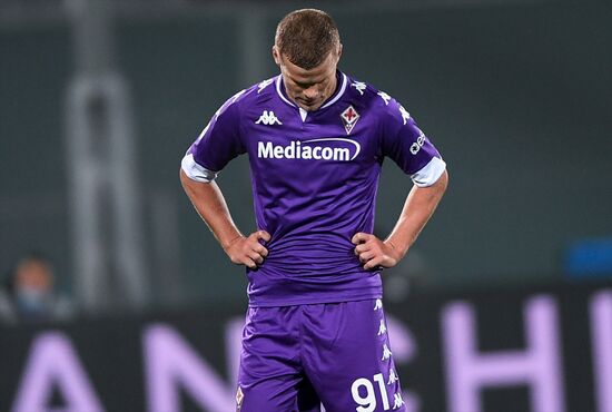 Italy Soccer Fiorentina - Inter Kokorin Debut