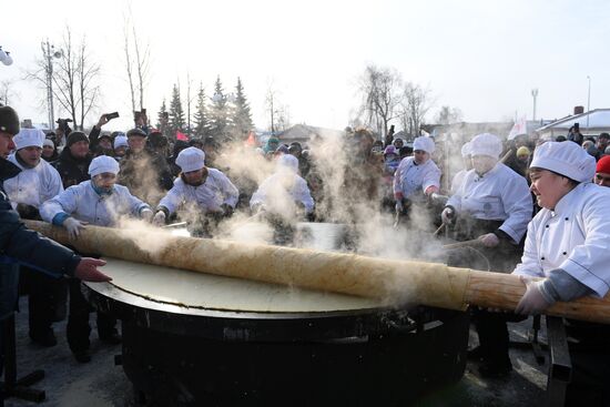Russia Pancake Record