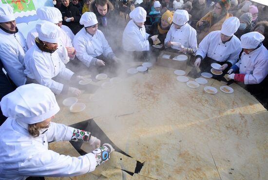 Russia Pancake Record