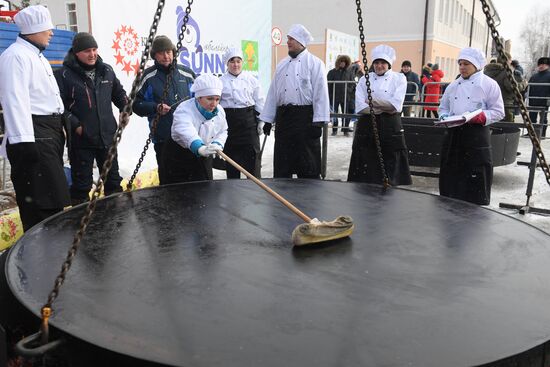 Russia Pancake Record