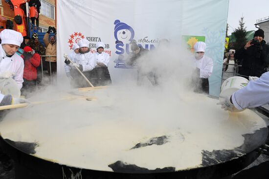 Russia Pancake Record