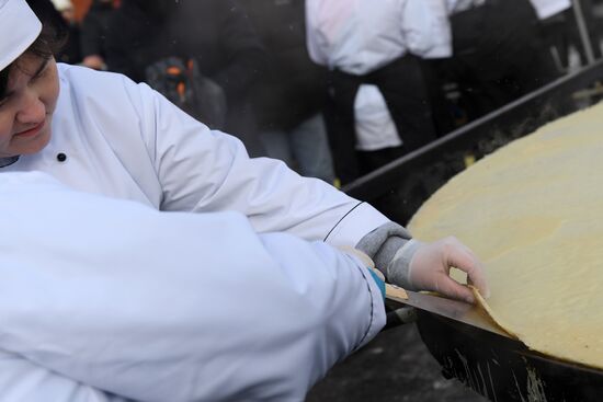 Russia Pancake Record