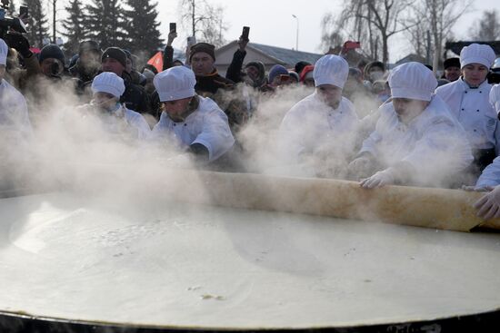 Russia Pancake Record