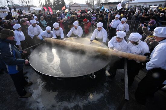 Russia Pancake Record