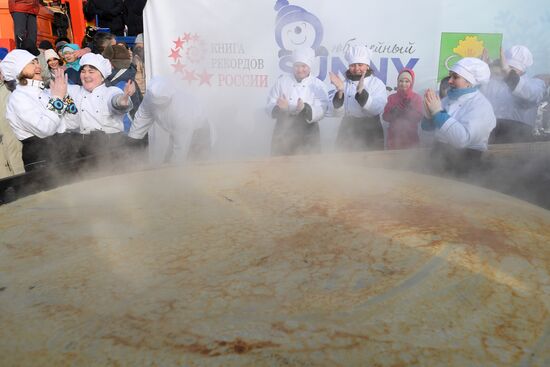 Russia Pancake Record