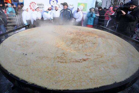 Russia Pancake Record