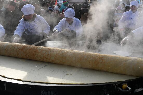 Russia Pancake Record