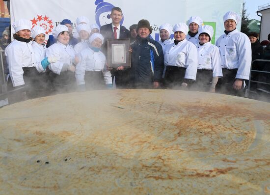 Russia Pancake Record