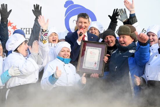 Russia Pancake Record