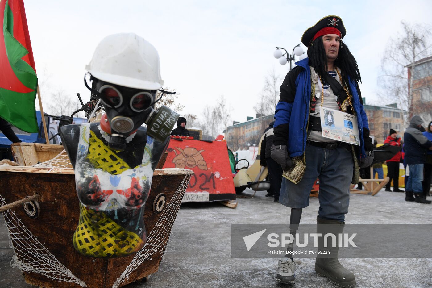 Russia Sunnyfest Sledge Art Festival