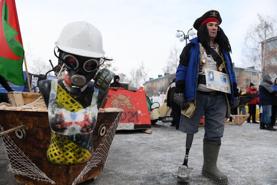 Russia Sunnyfest Sledge Art Festival