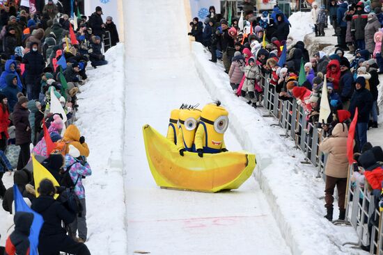 Russia Sunnyfest Sledge Art Festival