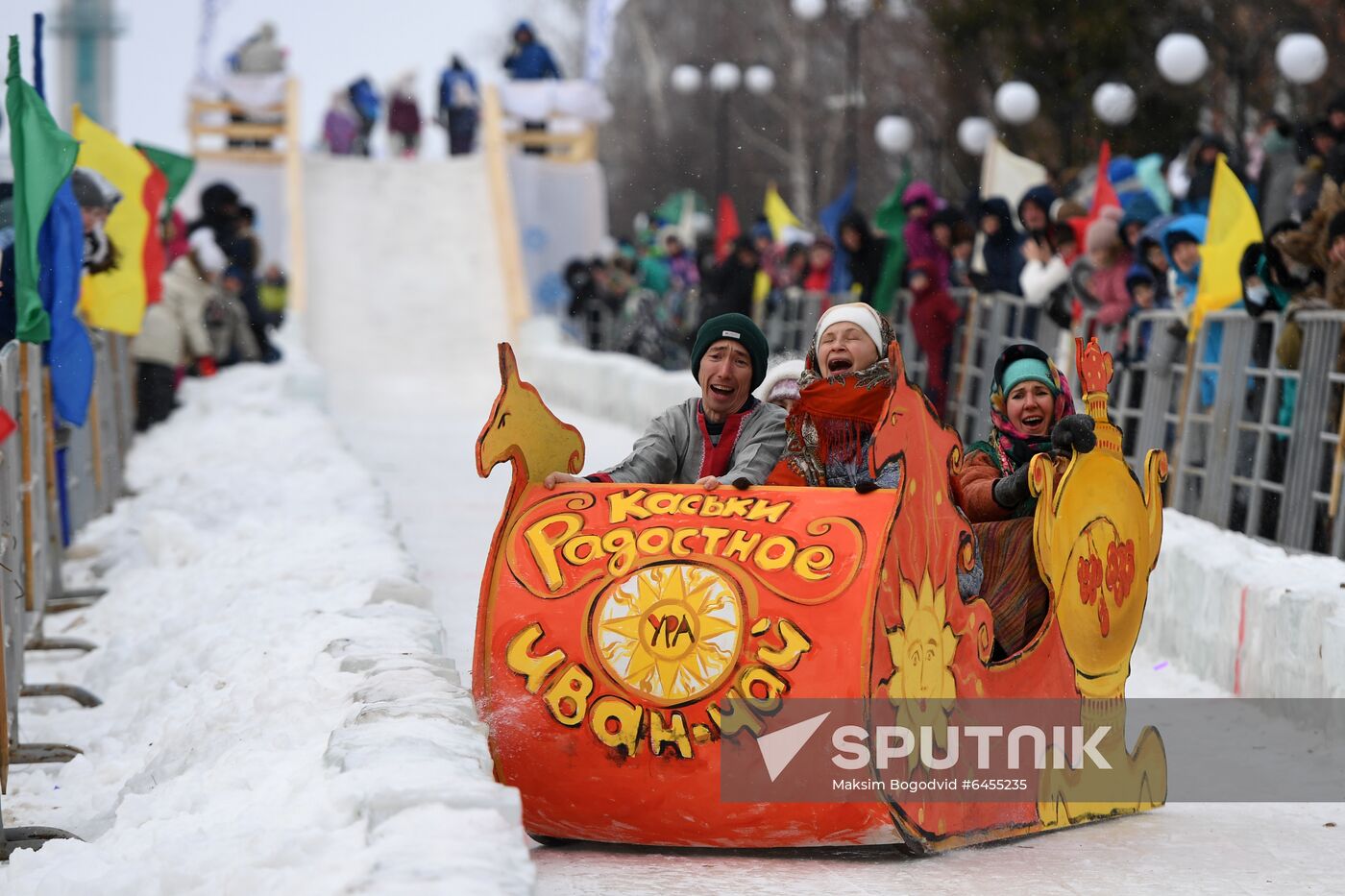 Russia Sunnyfest Sledge Art Festival