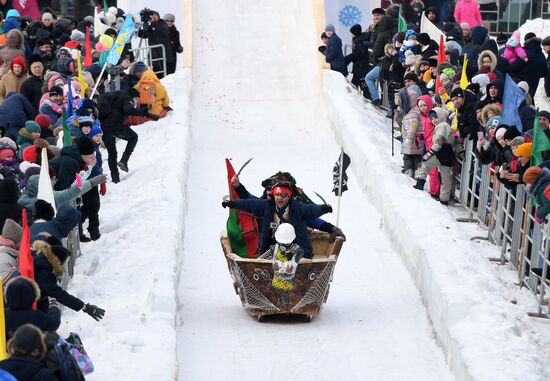 Russia Sunnyfest Sledge Art Festival