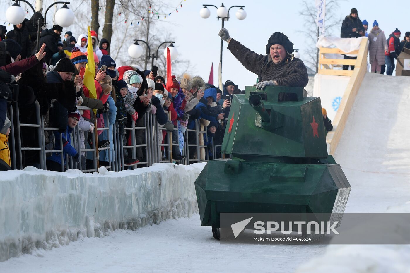 Russia Sunnyfest Sledge Art Festival