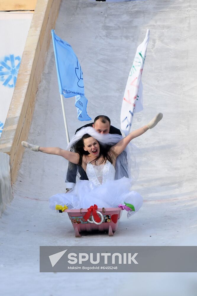 Russia Sunnyfest Sledge Art Festival