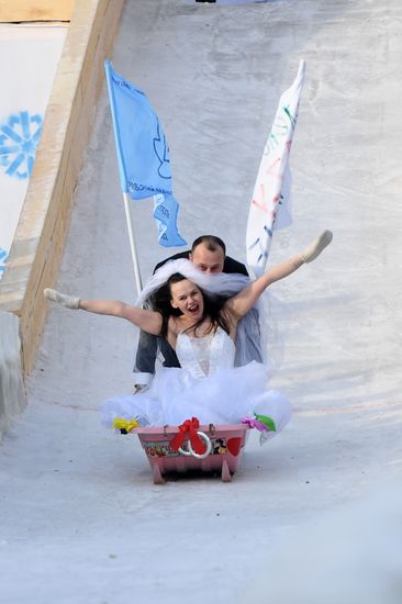 Russia Sunnyfest Sledge Art Festival