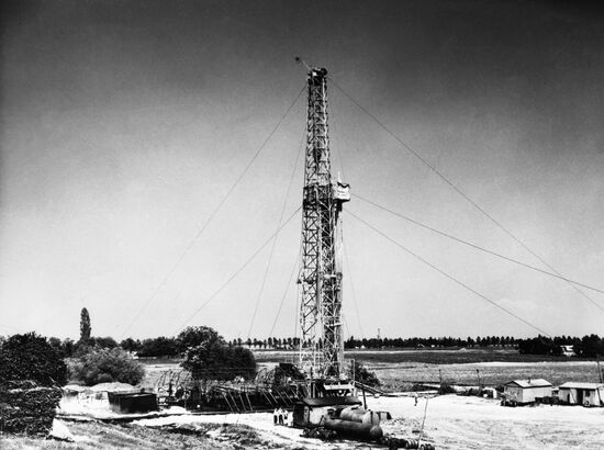 Oil deposit in Hungary