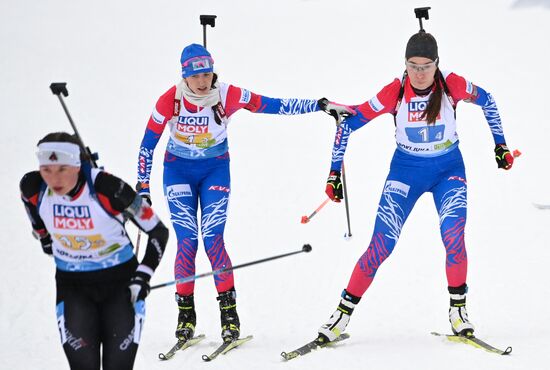 Slovenia Biathlon Worlds Mixed Relay