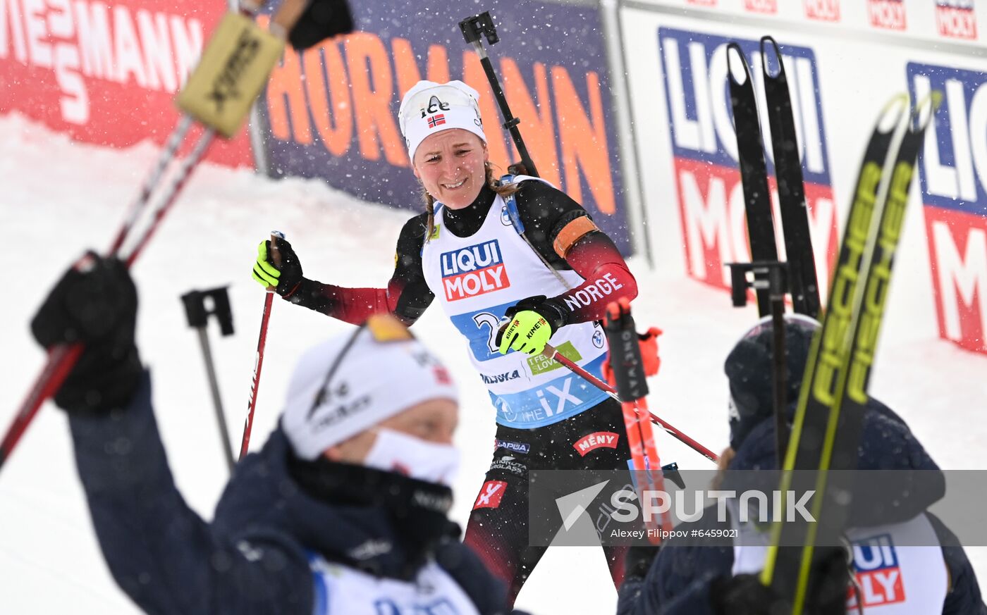 Slovenia Biathlon Worlds Mixed Relay