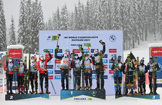Slovenia Biathlon Worlds Mixed Relay