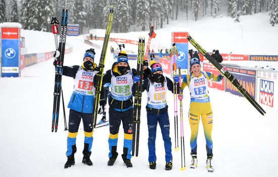 Slovenia Biathlon Worlds Mixed Relay