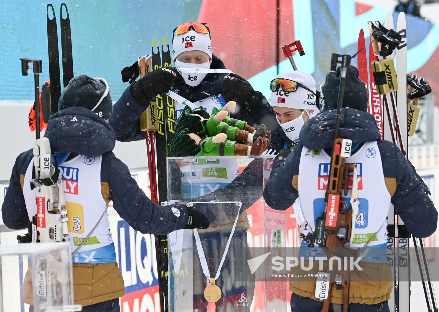 Slovenia Biathlon Worlds Mixed Relay