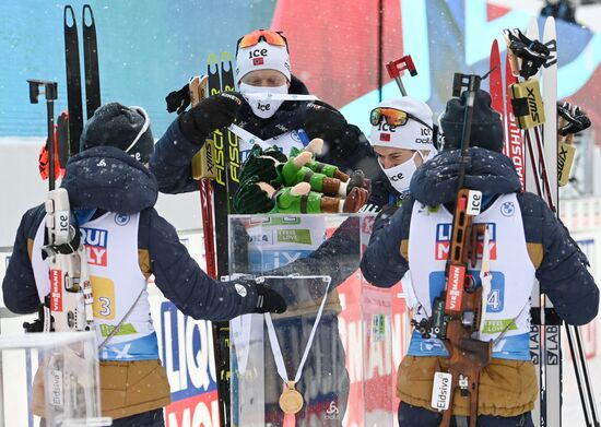 Slovenia Biathlon Worlds Mixed Relay