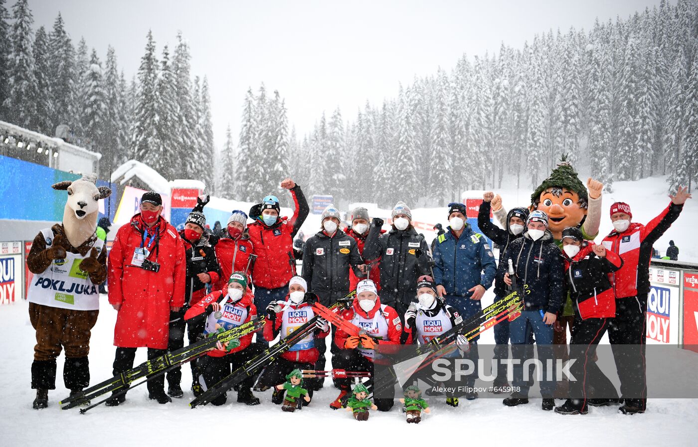 Slovenia Biathlon Worlds Mixed Relay