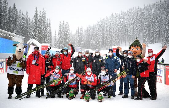 Slovenia Biathlon Worlds Mixed Relay