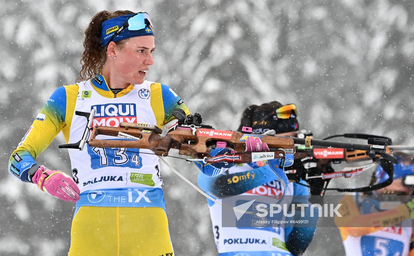Slovenia Biathlon Worlds Mixed Relay