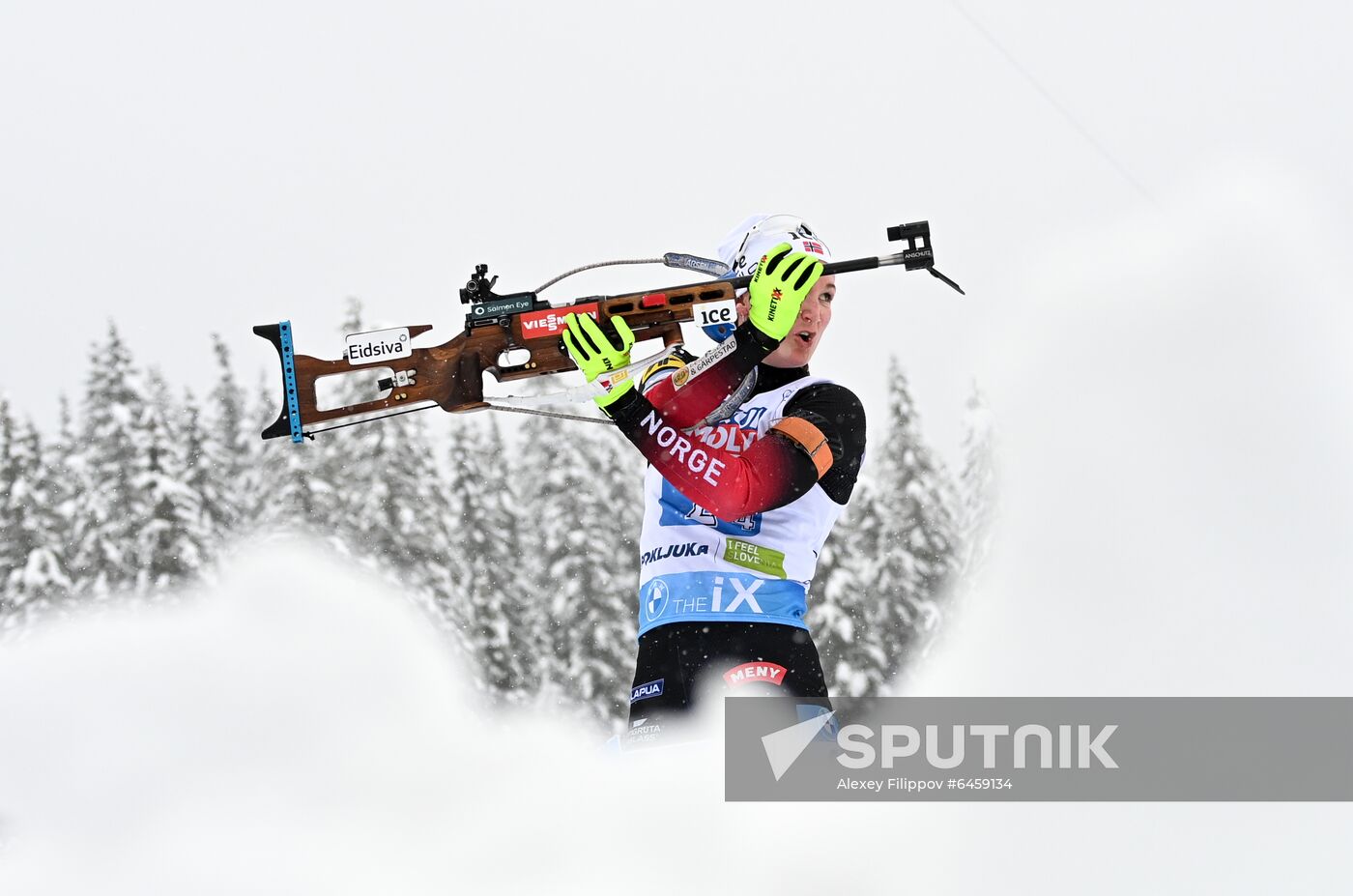 Slovenia Biathlon Worlds Mixed Relay