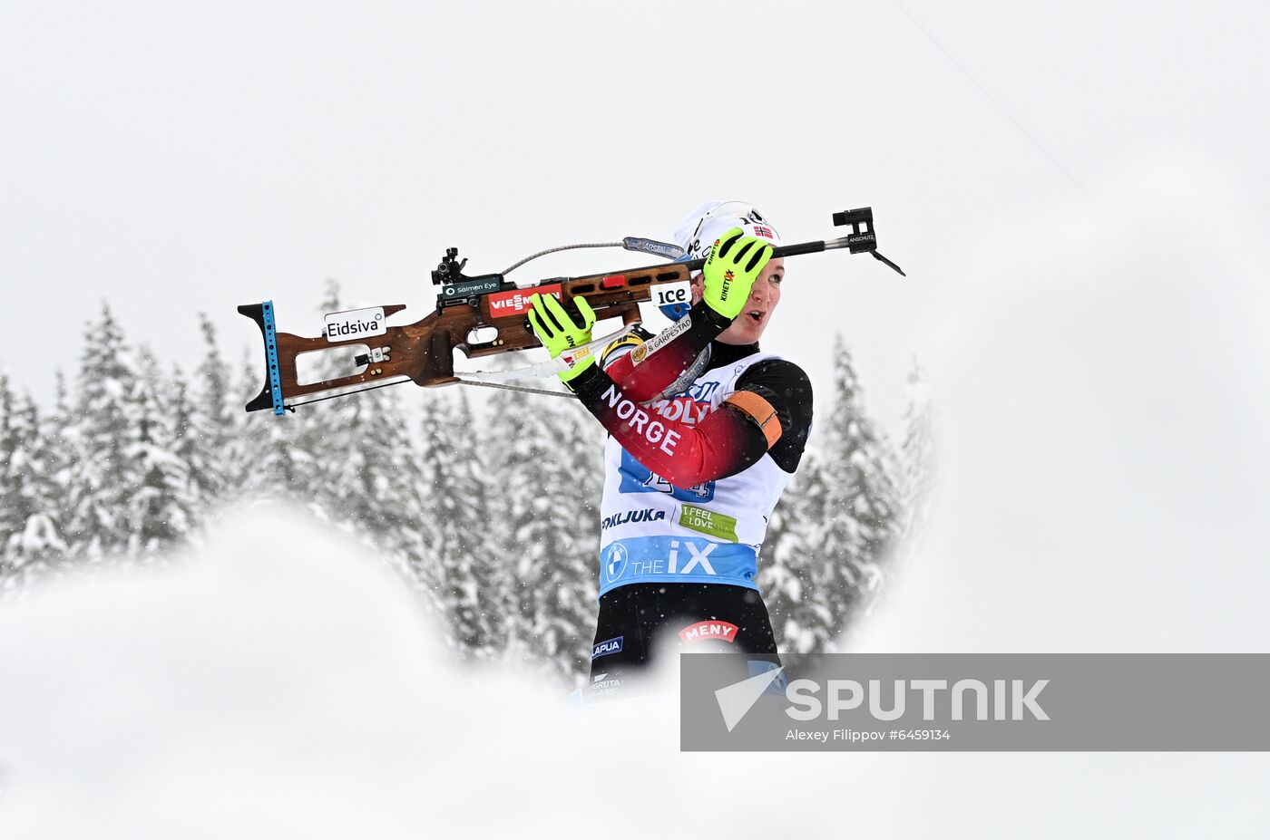 Slovenia Biathlon Worlds Mixed Relay