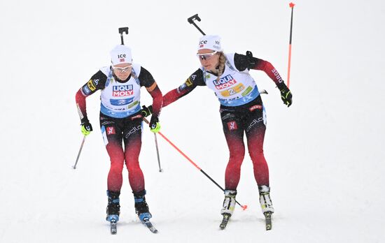 Slovenia Biathlon Worlds Mixed Relay