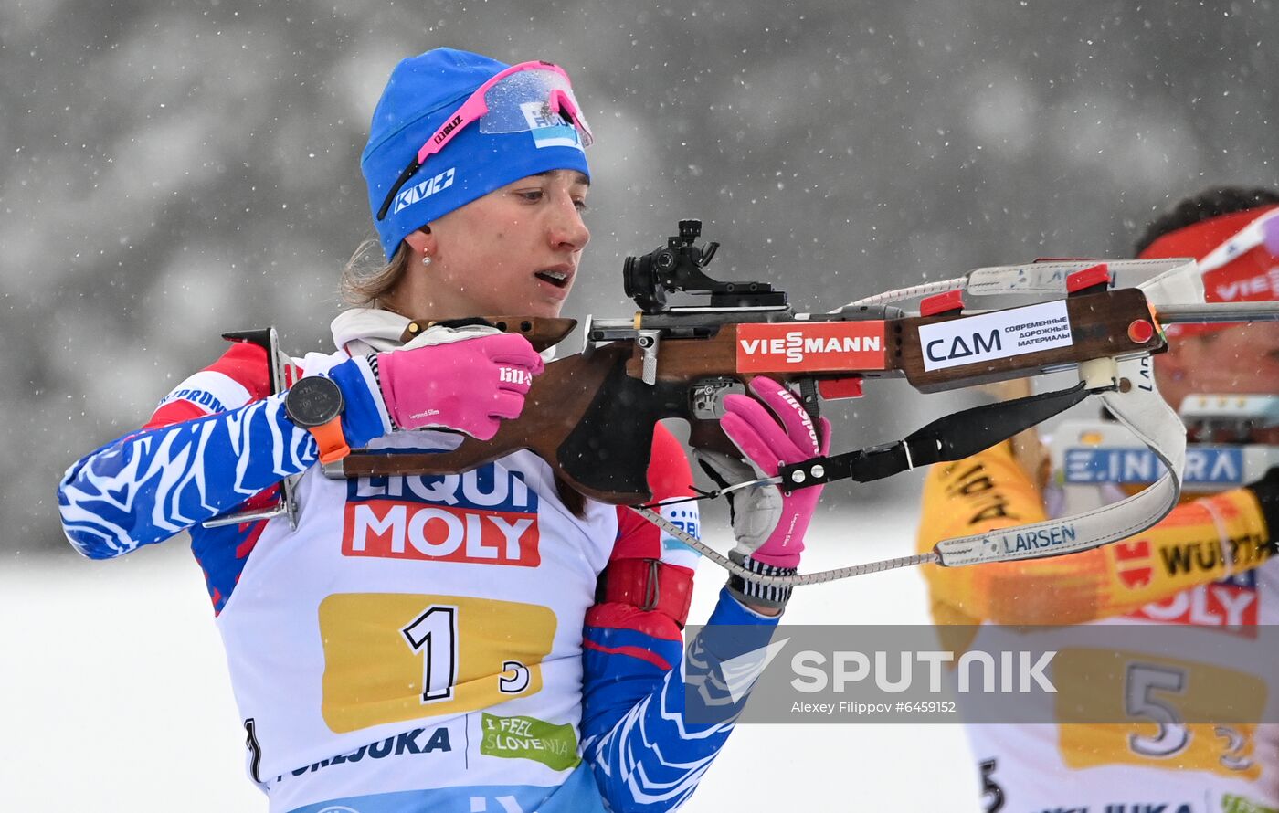 Slovenia Biathlon Worlds Mixed Relay
