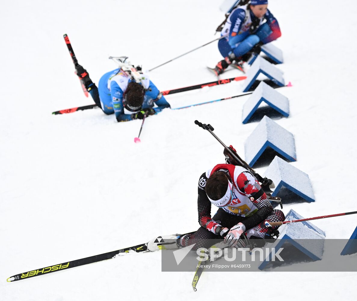 Slovenia Biathlon Worlds Mixed Relay