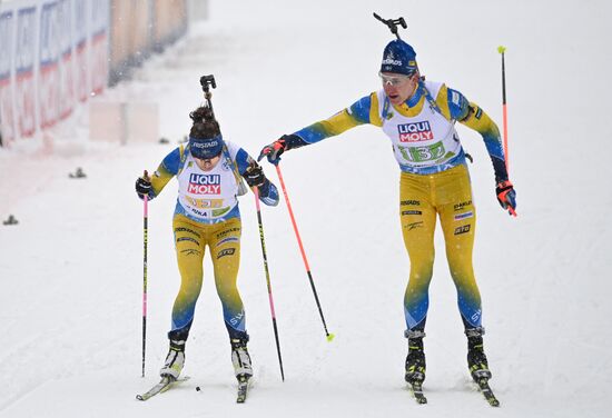 Slovenia Biathlon Worlds Mixed Relay