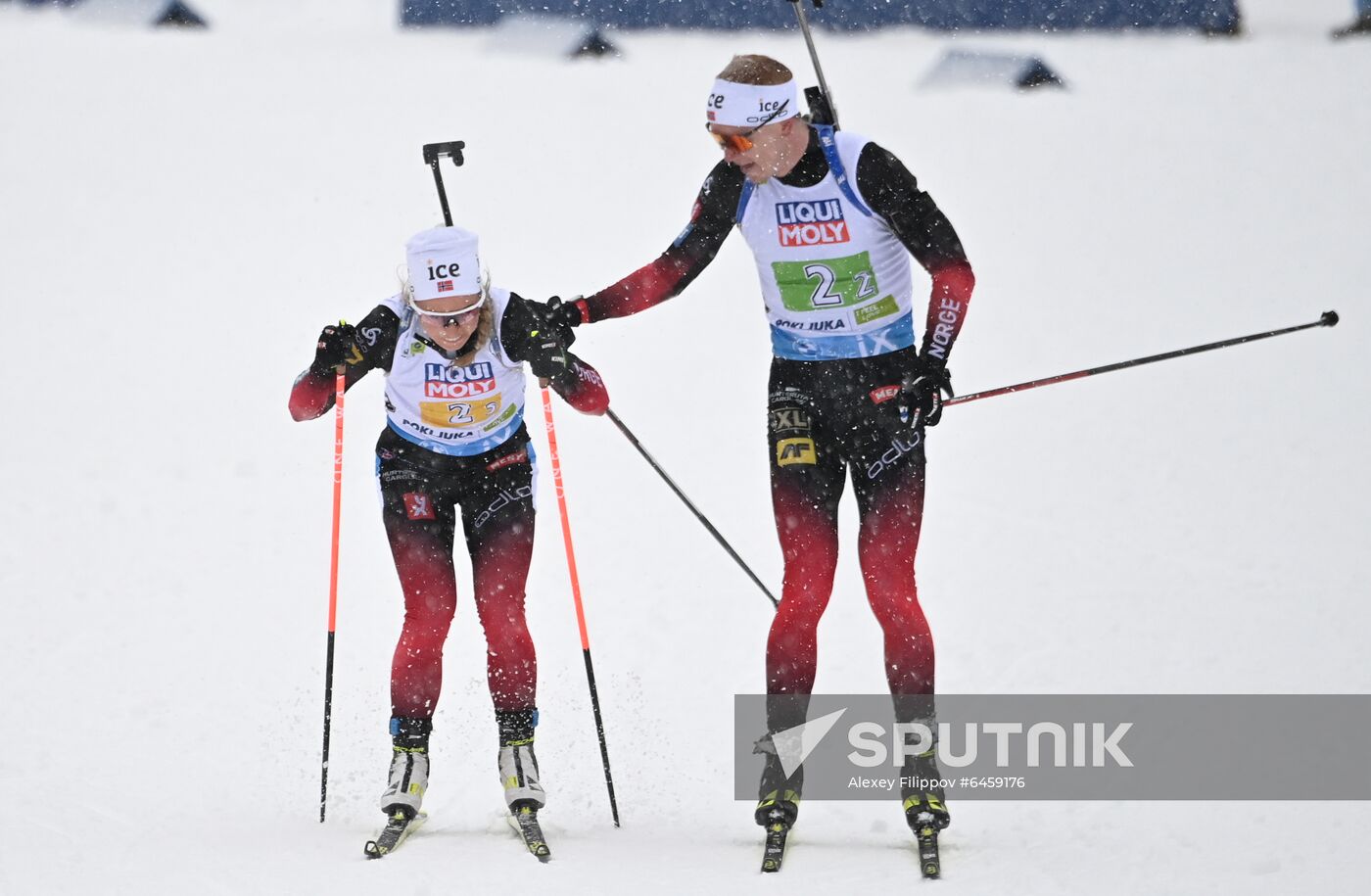Slovenia Biathlon Worlds Mixed Relay