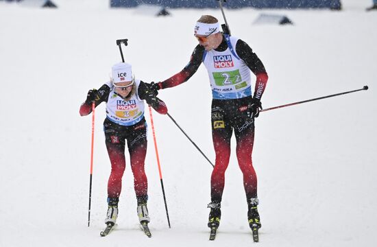 Slovenia Biathlon Worlds Mixed Relay