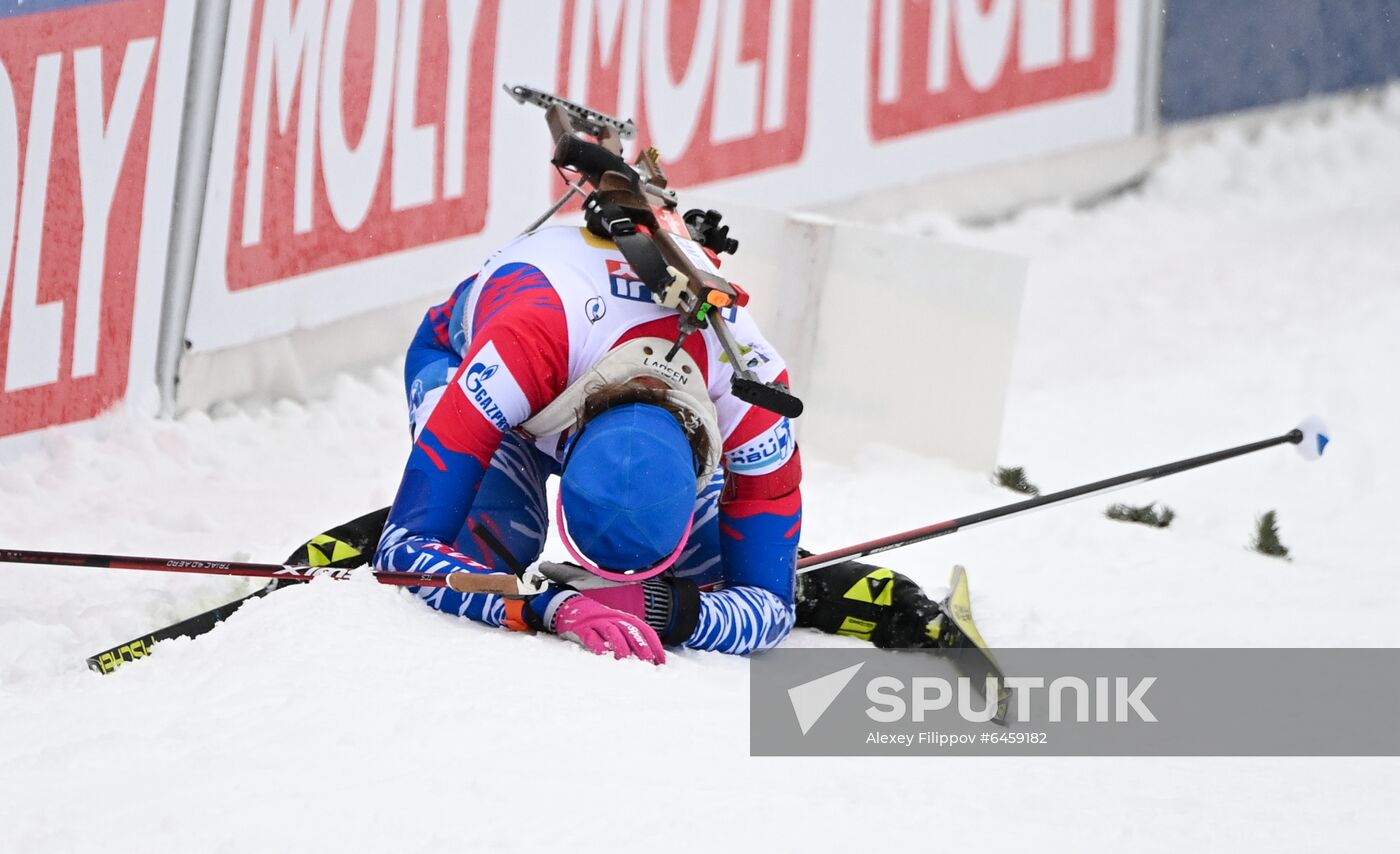 Slovenia Biathlon Worlds Mixed Relay