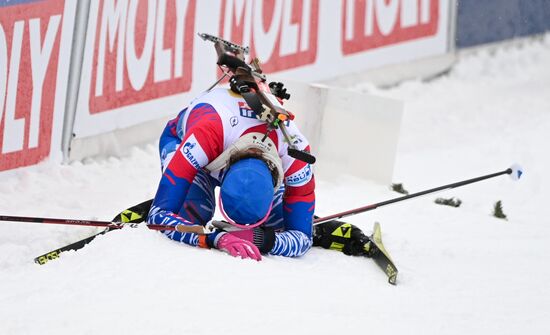 Slovenia Biathlon Worlds Mixed Relay