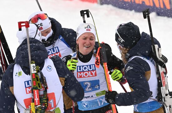 Slovenia Biathlon Worlds Mixed Relay