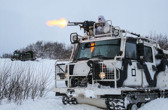 Russia Northern Fleet Drills