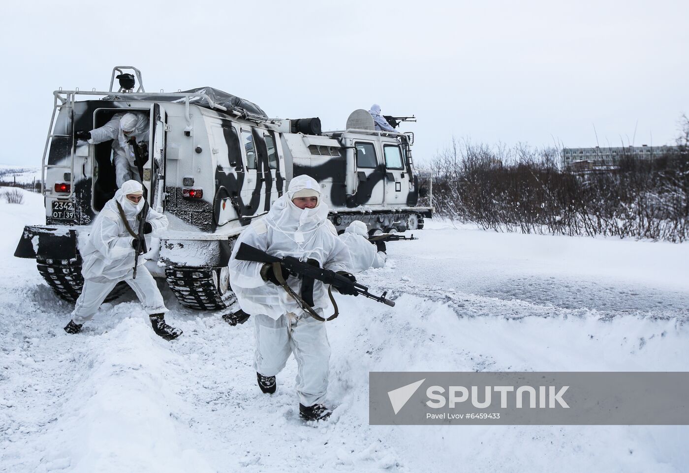 Russia Northern Fleet Drills