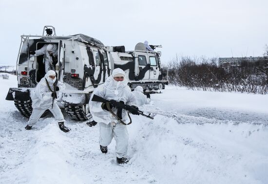 Russia Northern Fleet Drills