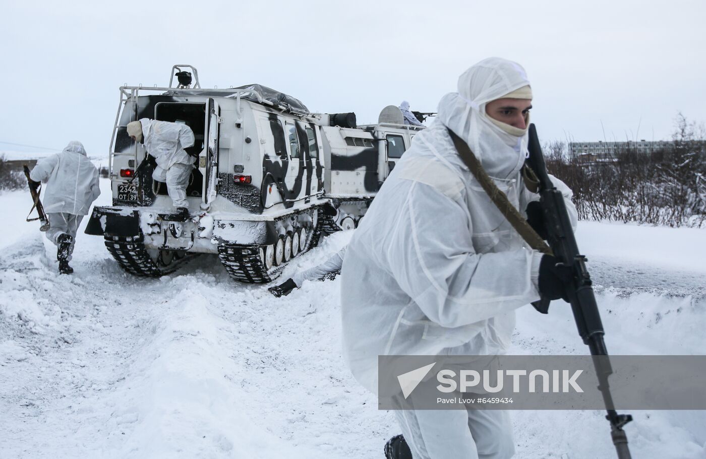 Russia Northern Fleet Drills