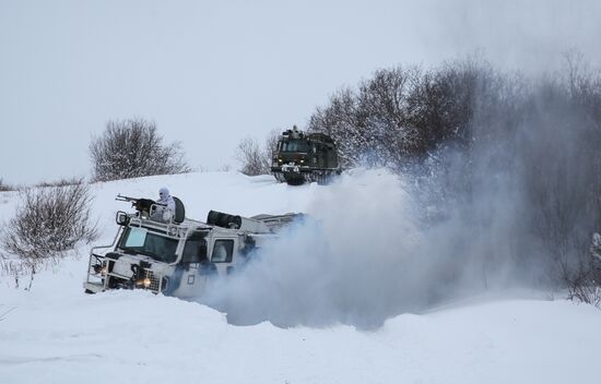 Russia Northern Fleet Drills