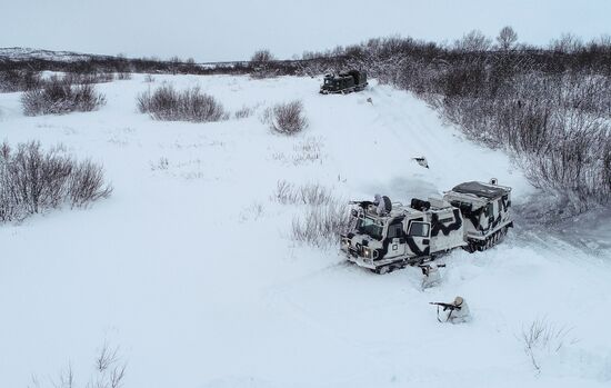 Russia Northern Fleet Drills
