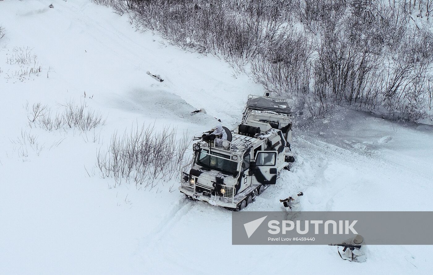 Russia Northern Fleet Drills